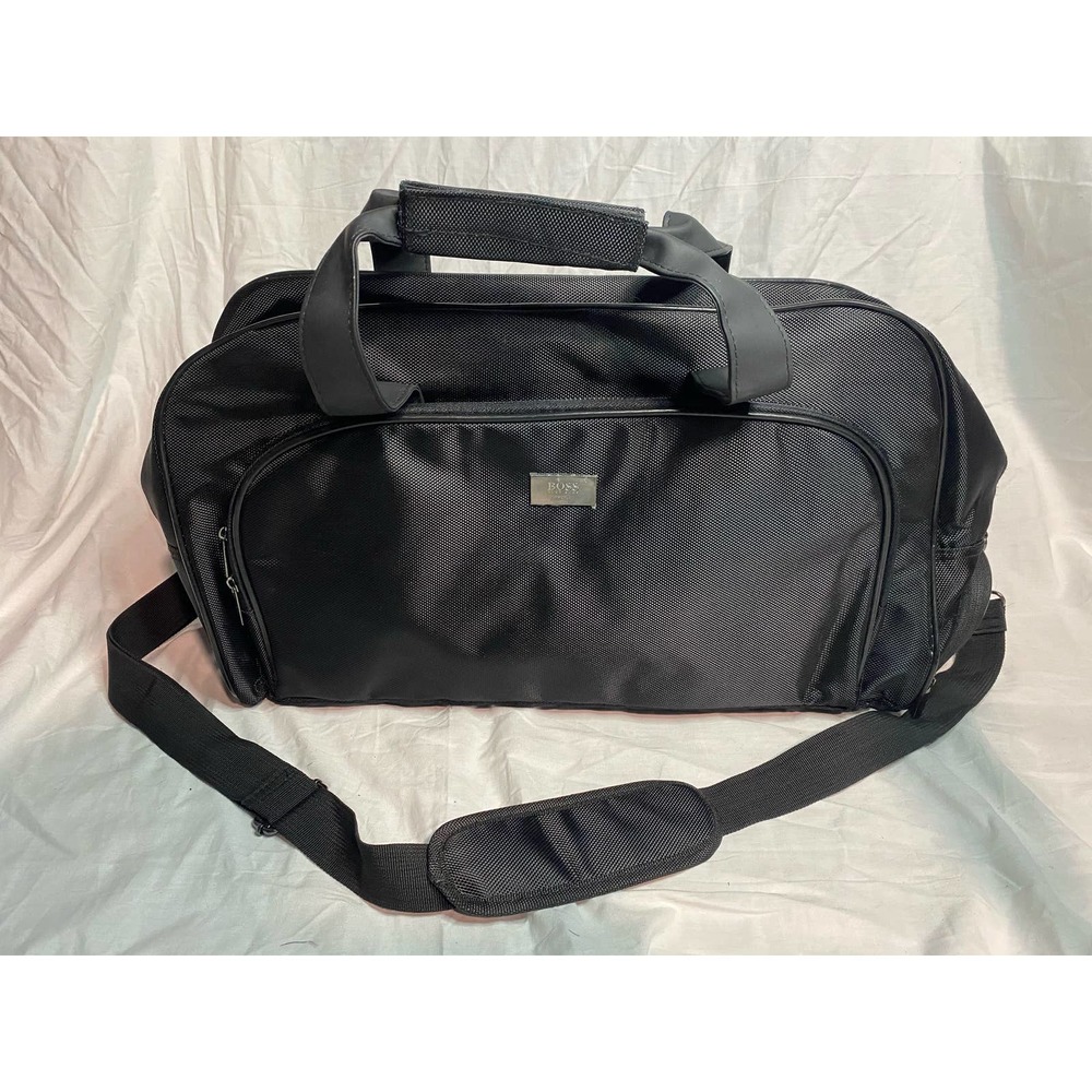 Hugo Boss Black Duffel Bag w/ Shoulder Strap